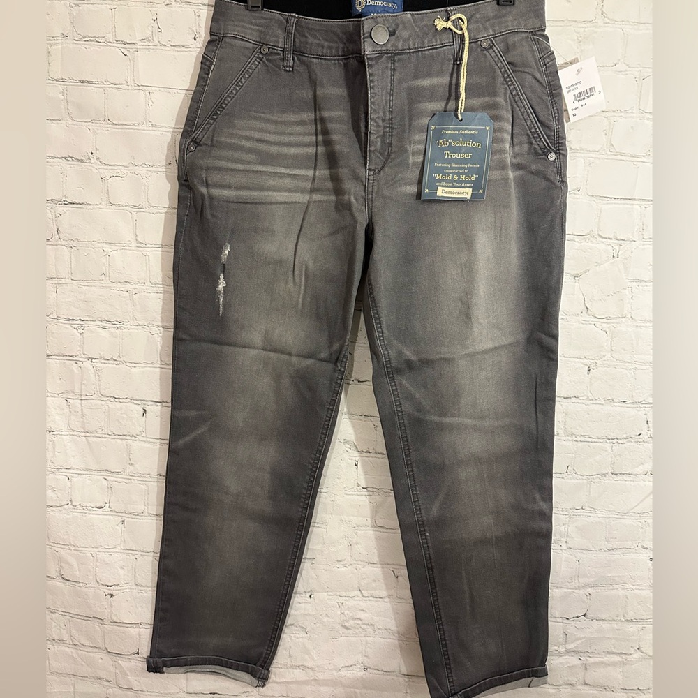 Democracy Ab Solution Curve equality grey jeans